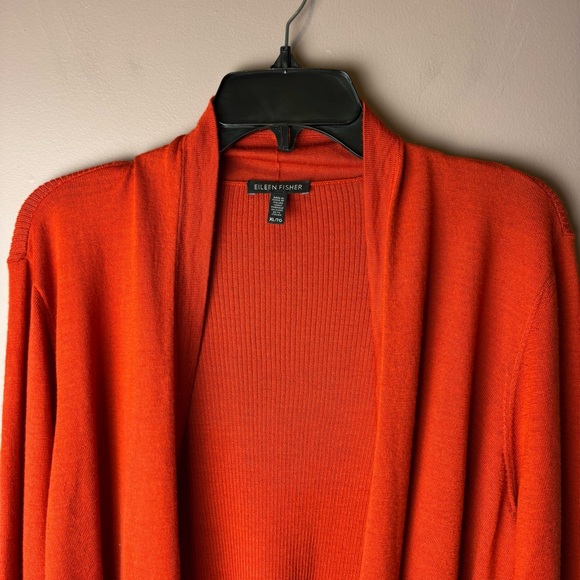 Eileen Fisher Merino Wool Open Cardigan XL - Picture 5 of 9